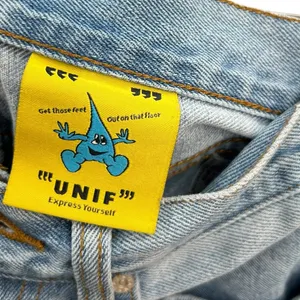 Unif High Rise‎ Tapered Mom Jeans Light Wash Denim Blue Women’s Size 27 thumbnail 15