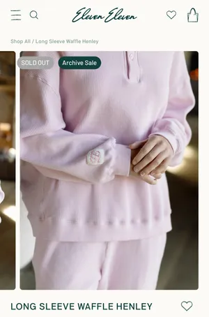 Eleven Eleven Set Pink Size M thumbnail 4