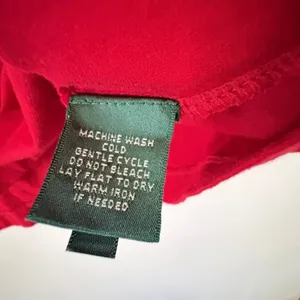 Lauren Ralph Lauren Red‎ Boat Neck Long Sleeve Top Viscose Stretch Large thumbnail 6