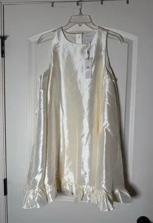 Cream Mable Dress White thumbnail 1