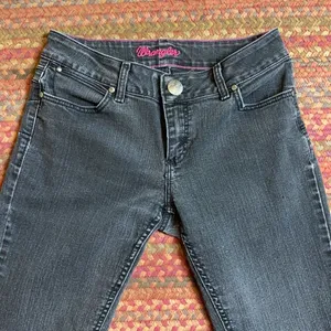 Wrangler Womens Premium Patch Western Cowboy Black Jeans thumbnail 2