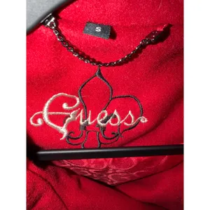Guess Red Double Breasted Belted Pea Coat Women Size S Rouge Wool Blend Jacket thumbnail 3