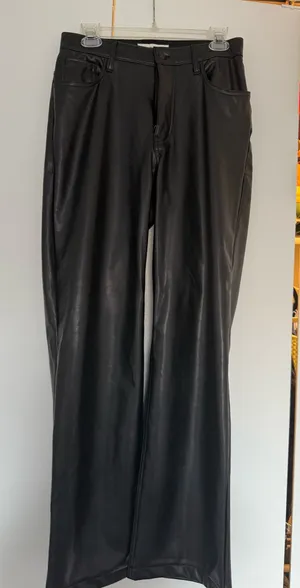 Abercrombie Leather Pants Straight thumbnail 1