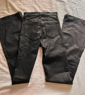 Edikted Faux Leather Flare Pants thumbnail 4
