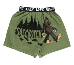 Lazy One Sascrotch Funny Bigfoot Boxers thumbnail 1