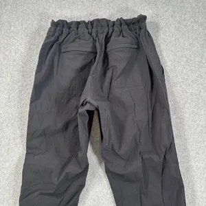 Athleta Drawstring Utility Straight Leg Active Pants Women's 10 Black Pockets thumbnail 9