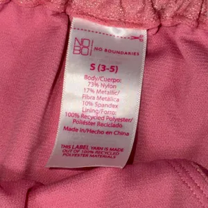 No Boundaries Small (3-5) Pink Metallic Bikini Set thumbnail 5