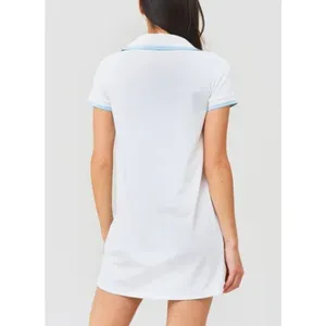 Addison Bay Easy Polo Dress in White Sz. S thumbnail 2