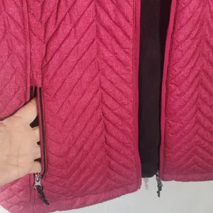 Free Country Reversible Quilted Puffer Vest Faux Fur Crimson Rose XL Gorpcore thumbnail 11
