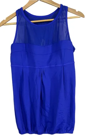 Lole Athletic Top Tank Purple Mesh SIZE LARGE Elastic Waist Activewear thumbnail 1