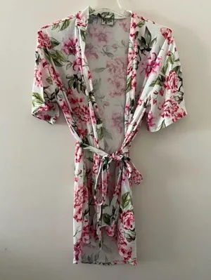 Show Me Your MuMu Womens Brie Robe Garden Of Bloom OS Floral Lightweight thumbnail 5