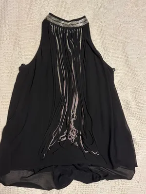 Chain Edgy Top Black Size L thumbnail 1
