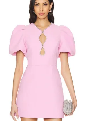 Rebecca valance pink mini dress thumbnail 1