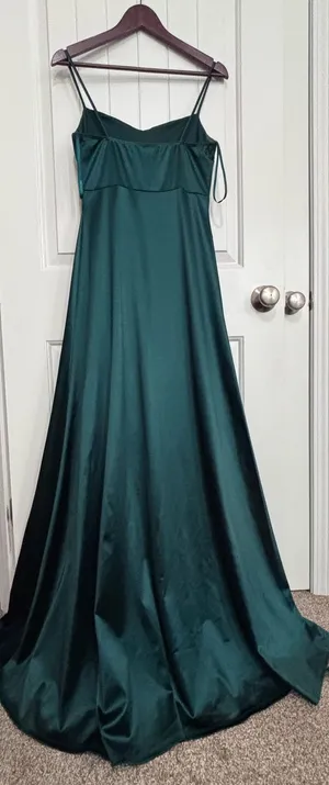 Windsor Ball Gown Prom Dress Satin Emerald Green thumbnail 1