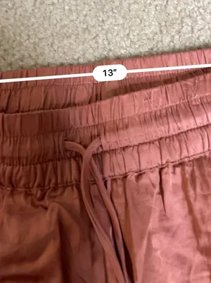 Young Fabulous and Broke Ollie Burnt Orange Satin Jogger Pants thumbnail 2