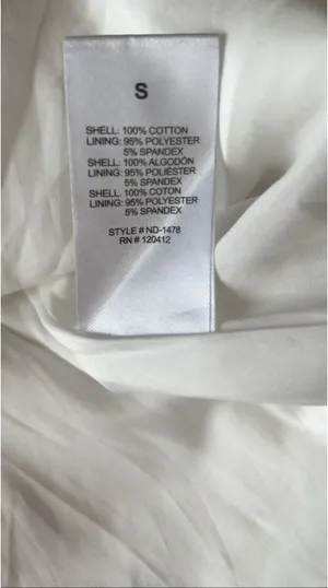 Revolve NIA Currant Dress White Strapless Mini Dress Size Small NWT thumbnail 5