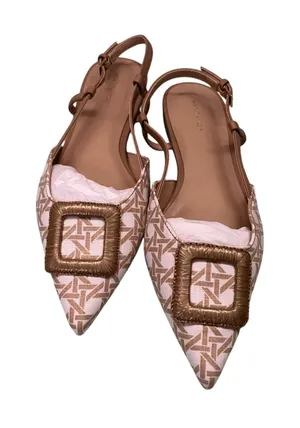 Ann Taylor geometric sling back flat -7‎ thumbnail 1