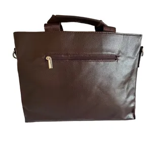 NEW Brown Briefcase Laptop File Style Bag #260247 thumbnail 2