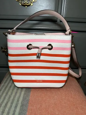 Kate spade New York Eva stripe small bucket bag thumbnail 3