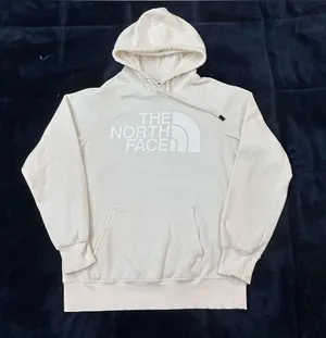 The North Face White Out Graphic Logo Pullover Hoodie Sweatshirt Women’s Size S thumbnail 1