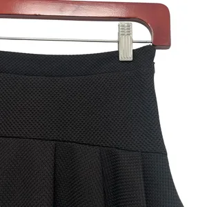 BCBGeneration Pleated School Girl Mini Skirt High Waisted Black Women's Size 0 thumbnail 7