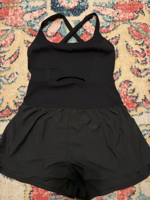 Free People Black Runsie size Small thumbnail 1