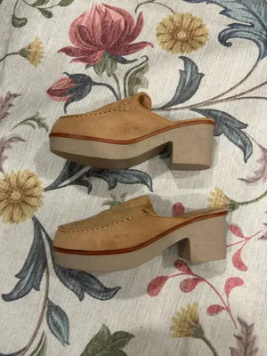 Platform block clog mules Brown Size 6.5 thumbnail 3