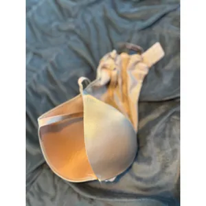 Victoria's Secret So Obsessed Push-Up Bra Nude Beige 34D Underwire Shimmer thumbnail 8