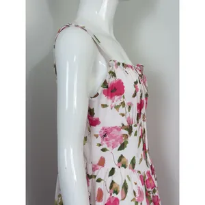 Scarlet Darkness Women Sundress Floral Printed Corset Ruched Bust Cami Flowy M thumbnail 6