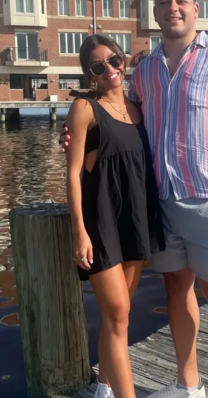 Romper with bow shoulders Black thumbnail 2