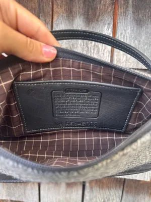 Vintage Coach Bleecker Tweed Demi Zip / Mini Bag (No. 6112) thumbnail 3