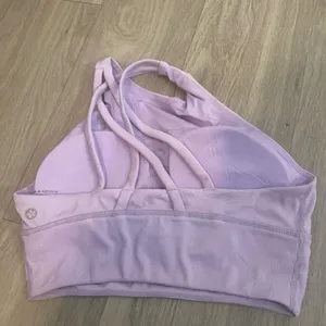 Lavender High Neck Sports Bra thumbnail 3