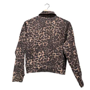 Lioness‎ Carmela Leopard Print Denim Jacket Size XS thumbnail 3