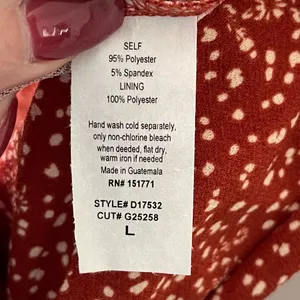 Gilli’s Angelina Rust Fit and Flare Dress L thumbnail 9