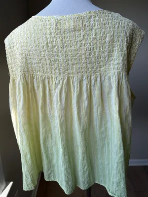 We The Free Little Bit Of Something Citron Ombre Oversized Top thumbnail 6