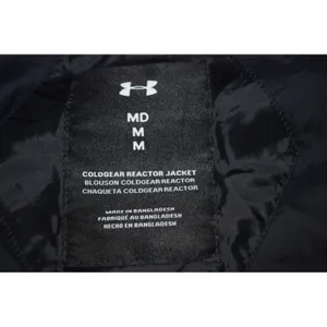 Under Armour ColdGear Reactor Jacket Womens Medium Black Excellent Quilted Storm thumbnail 7