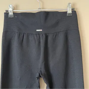AERIE | Black Double Lined Leggings Sz M thumbnail 7