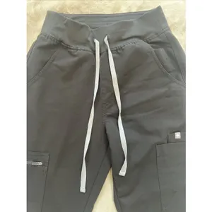 FIGS YOLA‎ Scrub Pants Women's XS Black Straight Leg Technical Collection thumbnail 8