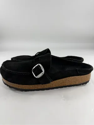 Birkenstock Buckley Black Suede Clogs Mule Shoes EU 41 Narrow thumbnail 4
