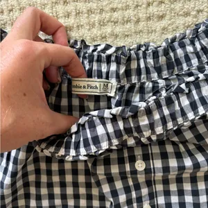 Abercrombie & Fitch Gingham Strapless Top thumbnail 2