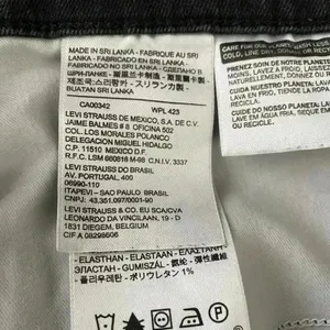 Levis 311 Shaping Skinny Black Wash Jeans Sz 29 thumbnail 12