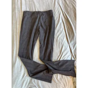 Van Heusen Women Gray Glen Plaid Bootcut Dress Pants Size 6 Short Stretch Office thumbnail 2