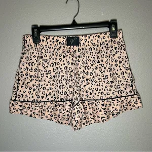Victoria’s Secret leopard print loungewear pajama shorts women’s size small thumbnail 1