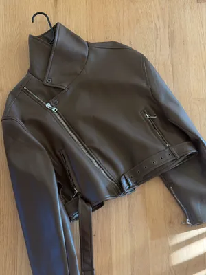 Lioness Brown Leather Jacket thumbnail 2