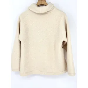 LOFT Fair Isle Mock Neck Sherpa S Top Pullover Turtleneck Sweater Teddy‎ NWT thumbnail 5
