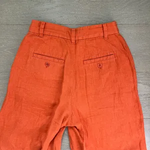 Madewell Wide-Leg Linen Harlow Pants thumbnail 4