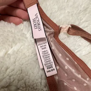 Victoria’s Secret Brown Polka Dot Bralette 34B thumbnail 4