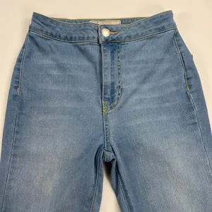 Free People Just Float On Super Flare Mid Rise Jeans Sea Mist Light Wash Size 24 thumbnail 5