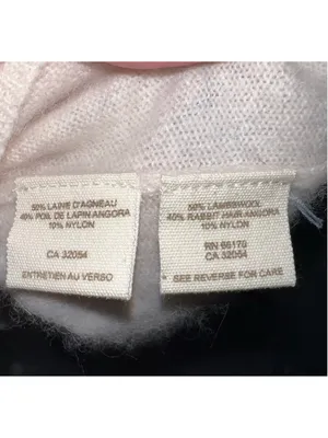 Free People Angora Ruffle Sleeve Babdydoll Sweater L thumbnail 7