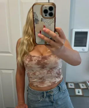 PINK Victoria's Secret Tank Top with Built In Bra thumbnail 1